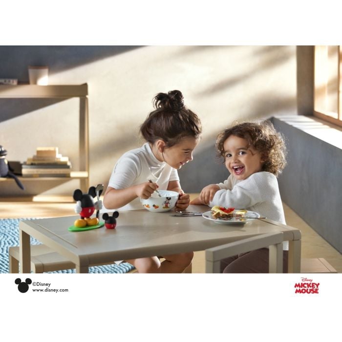 Eierbecher-Set Disney Mickey Mouse mit LÖffel, 2-teilig