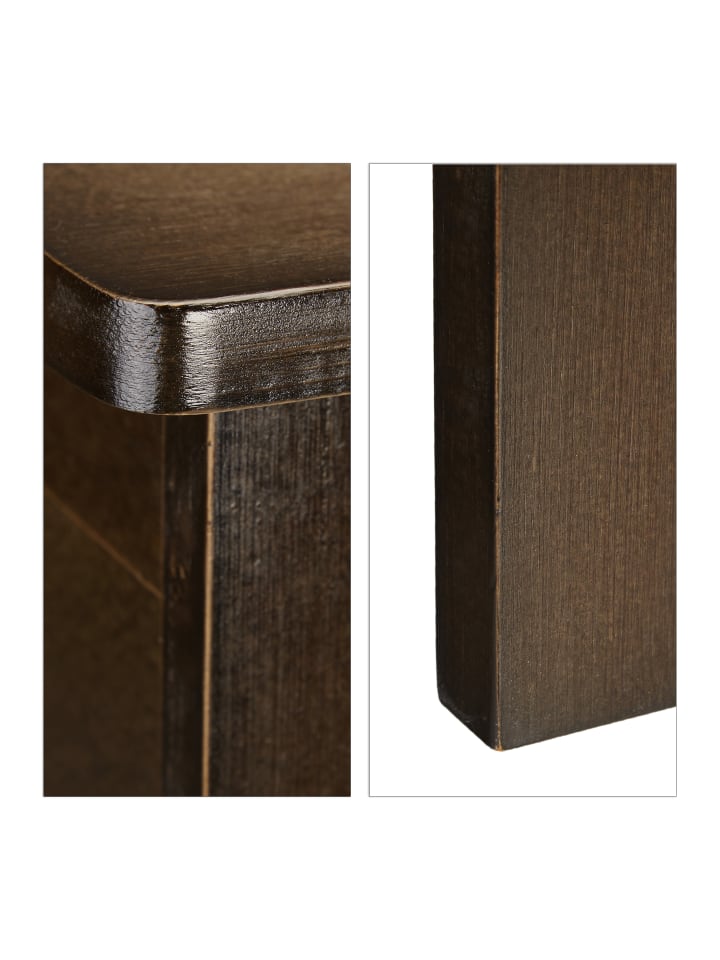 relaxdays Badezimmerschrank in Dunkelbraun - (B)50 x (H)92 x(T)25,5 cm günstig kaufen onesize