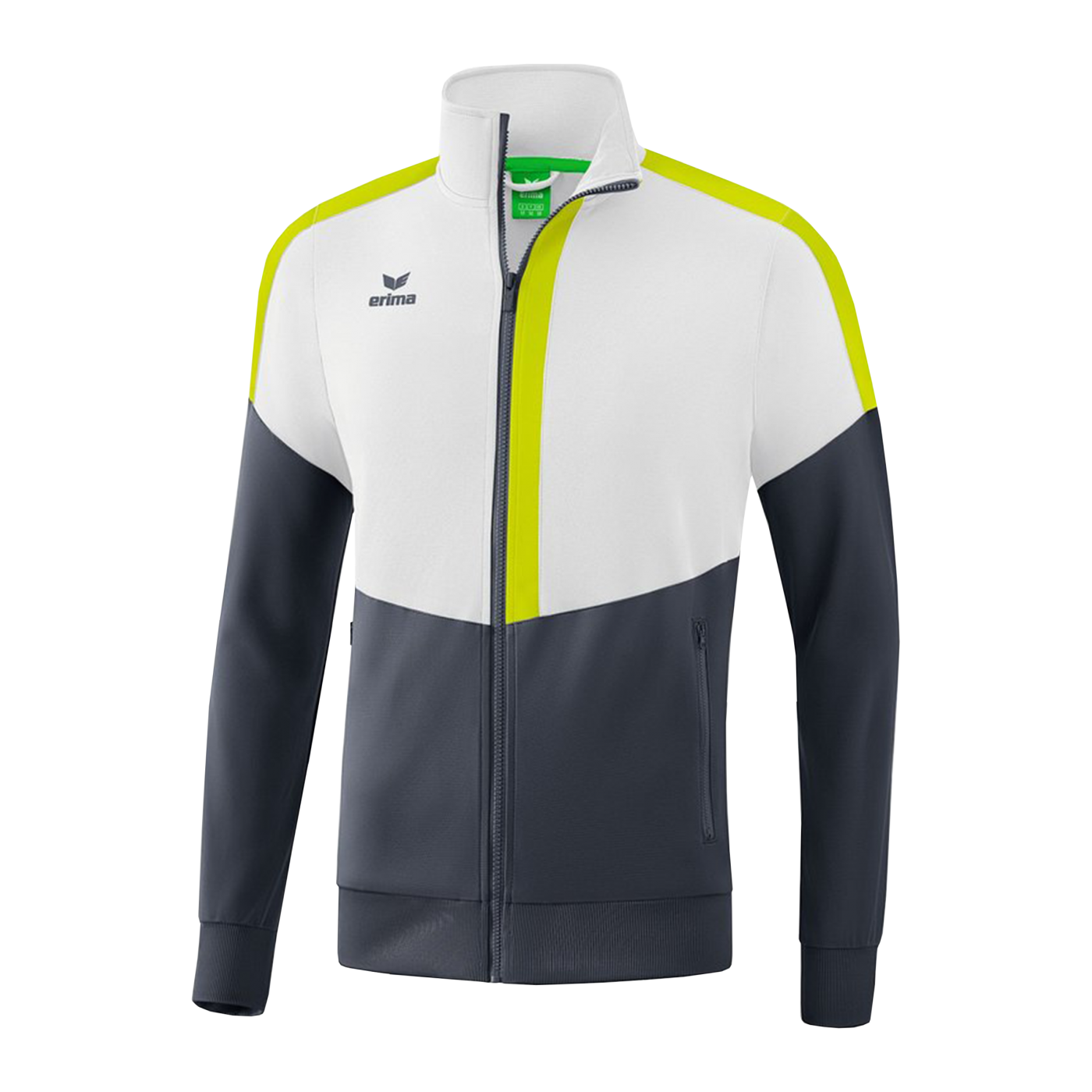 Erima Squad Trainingsjacke Kids Weiss Grau