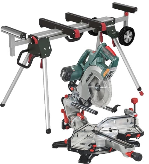 Metabo 690972000 KGSV 72 XACT SYM Gjærsag med trekkfunksjon + KSU251 stativ