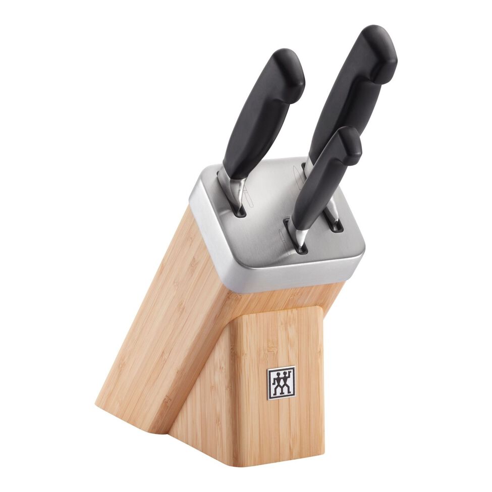 Messerblockset mit KiS Technologie 4-tlg, Bambus