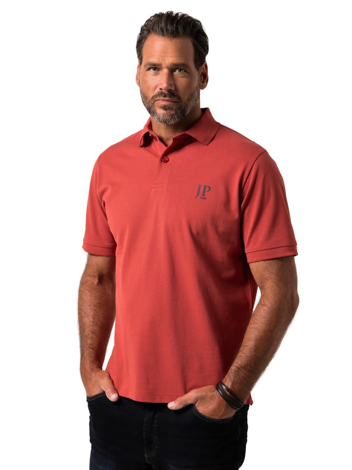 JP1880 Poloshirt in ziegelrot günstig kaufen