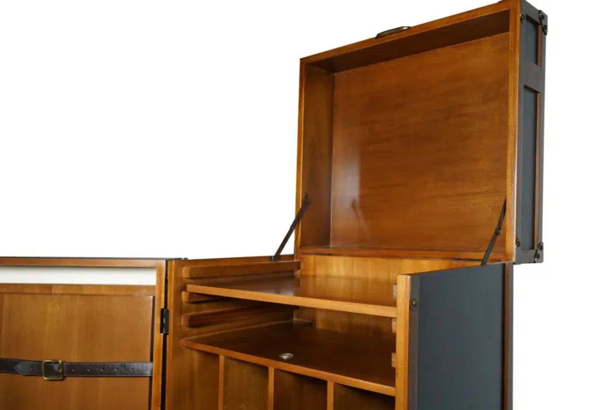 AUTHENTIC MODELS Barschrank EXPLORER DESK TRUNK Schreibtisch Truhe