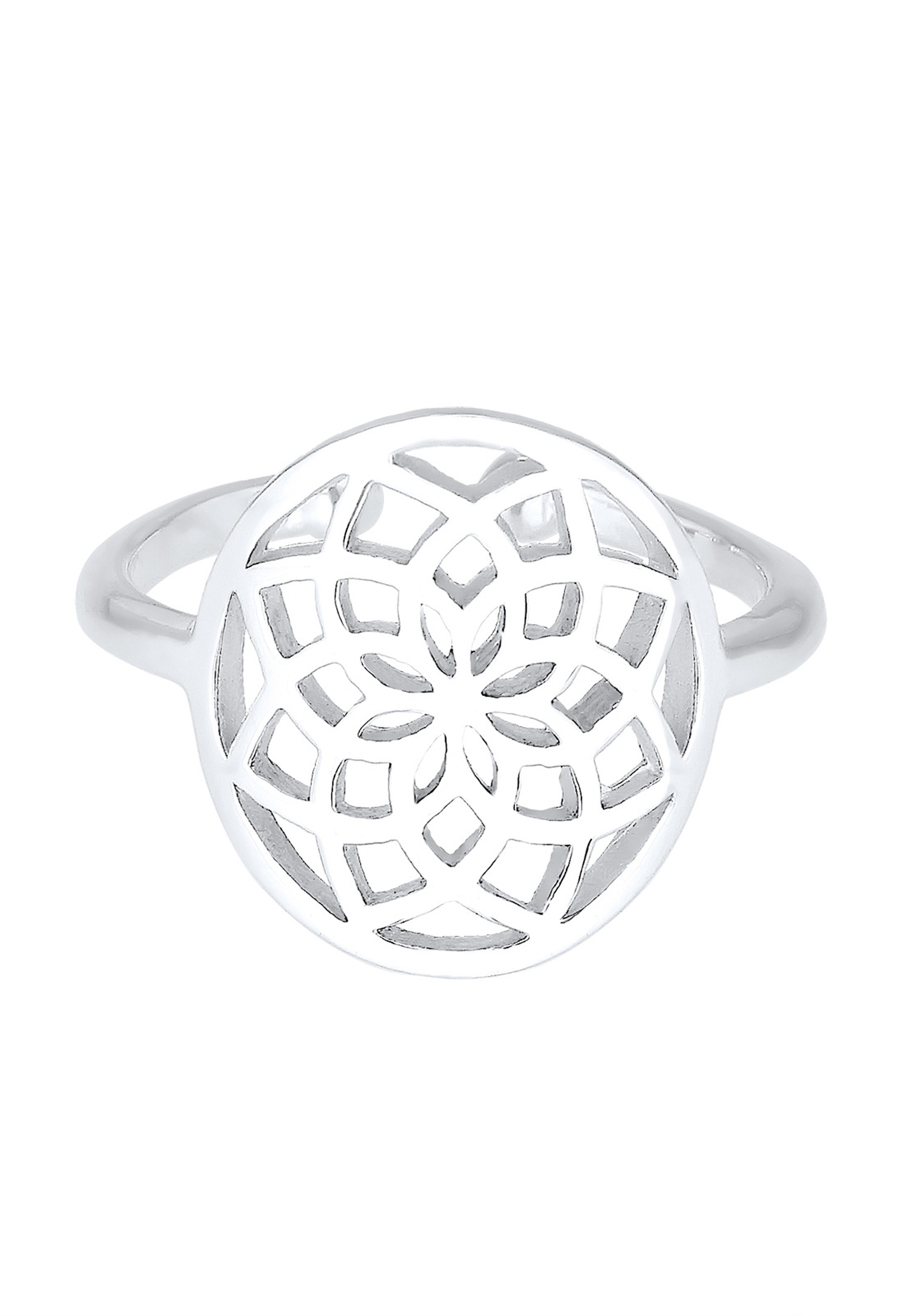 Anello rotondo Elli Ornament Boho da donna - Argento 925/1000