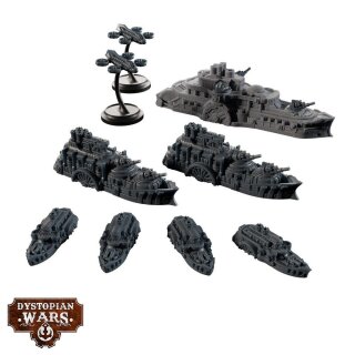 Dystopian Wars: Constitution Battlefleet Set