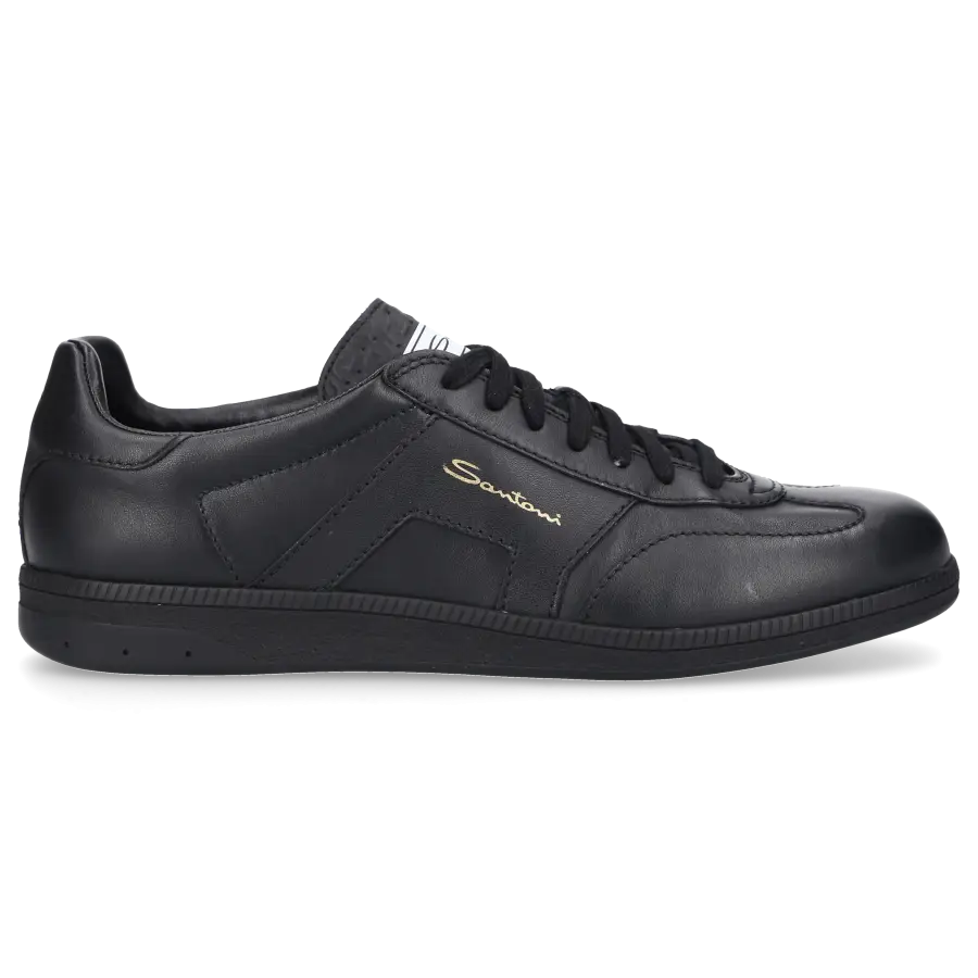 Santoni - Sneaker low 21975 Kalbsleder - schwarz