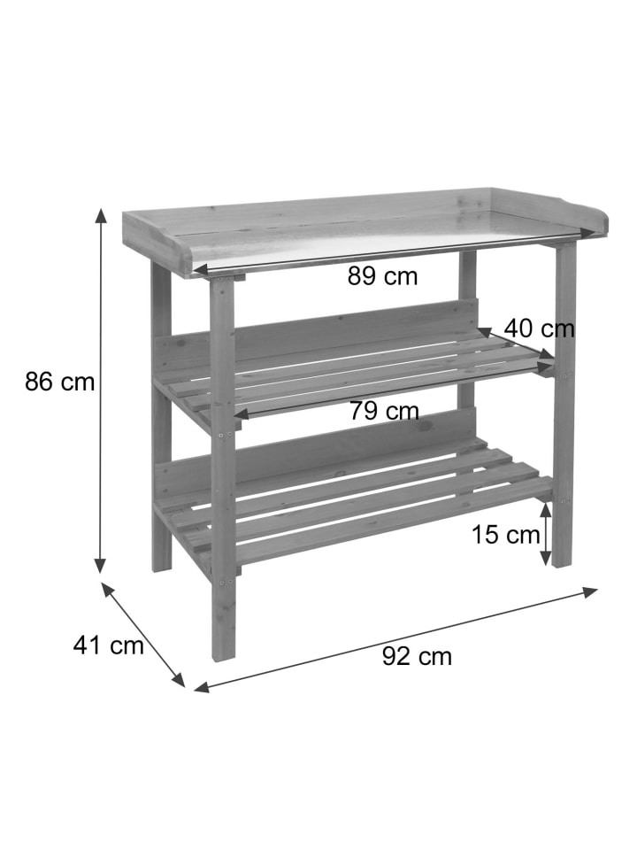 MCW Pflanztisch O14, Natur günstig kaufen onesize