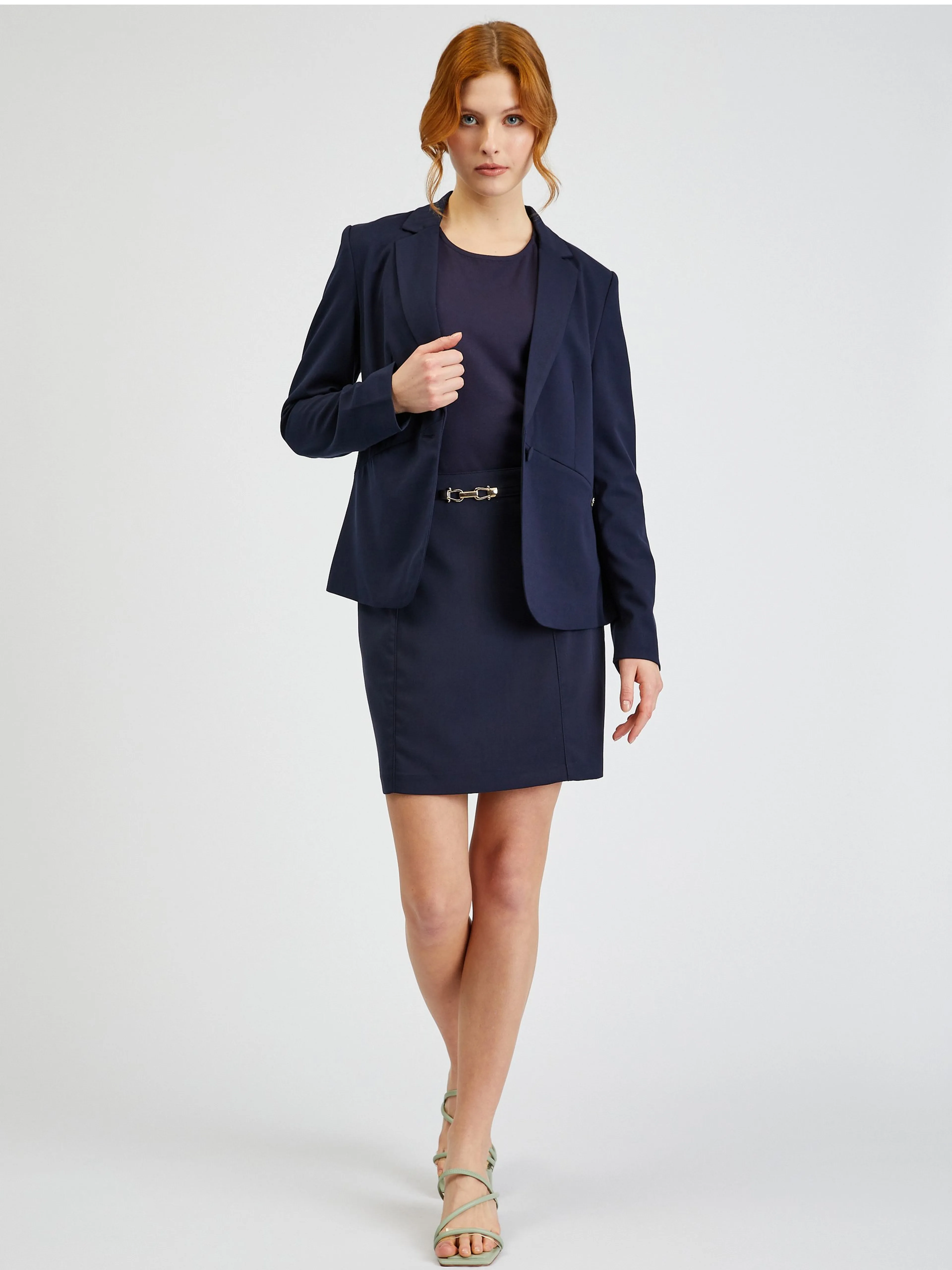 Dunkelblauer Damenrock ORSAY