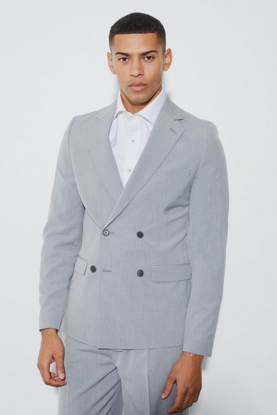 Doppelreihige Super Skinny Anzugjacke