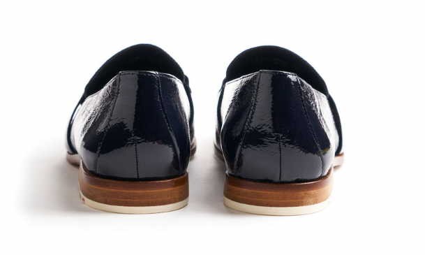 LLOYD Mokassins blau Slipper