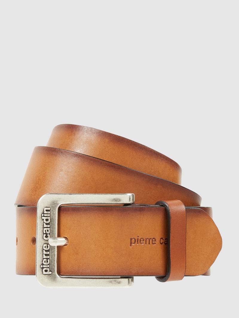 Gürtel aus Leder in cognac