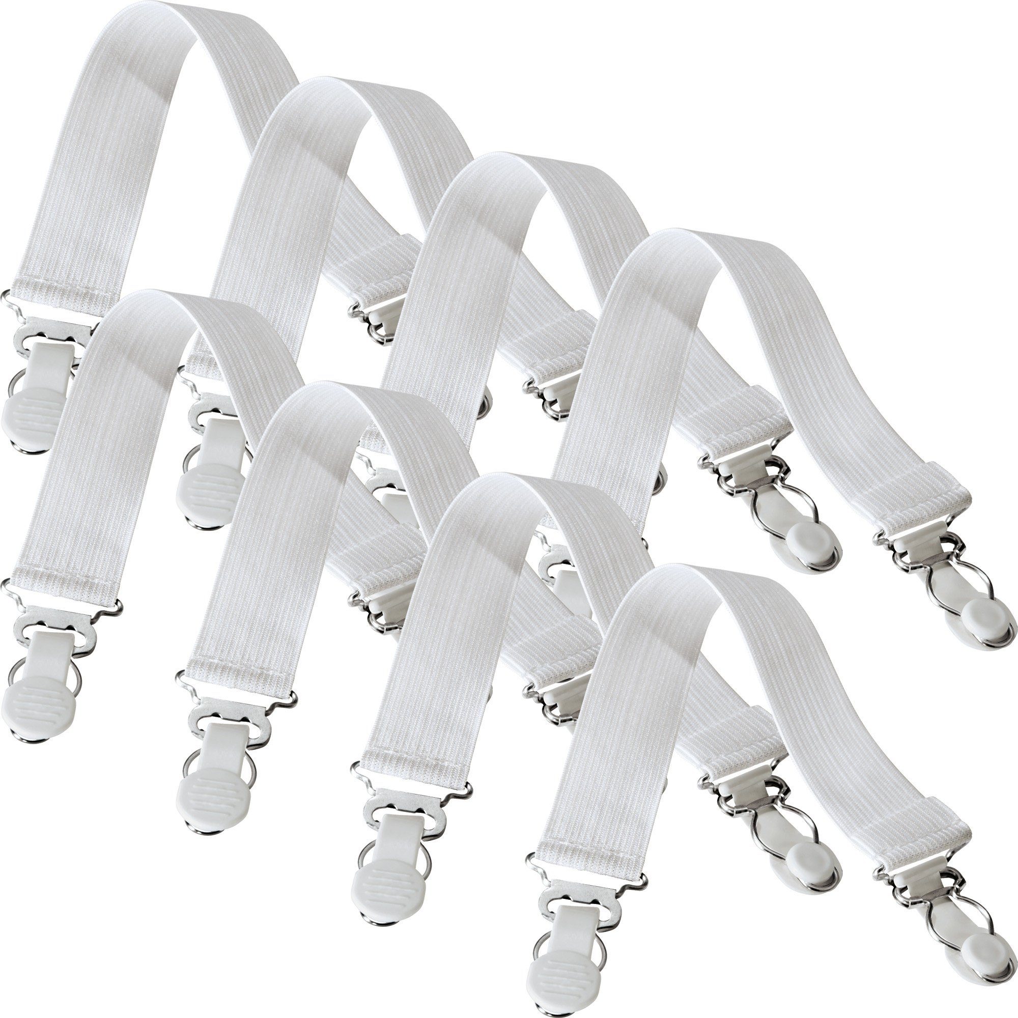 Matratzenauflage Bettlakenspanner 8er-Pack, Uni