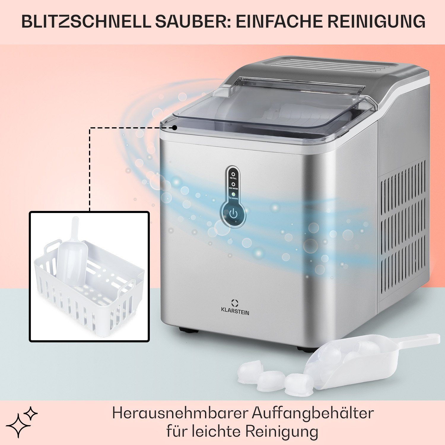 Klarstein Eiswürfelmaschine ChillOut