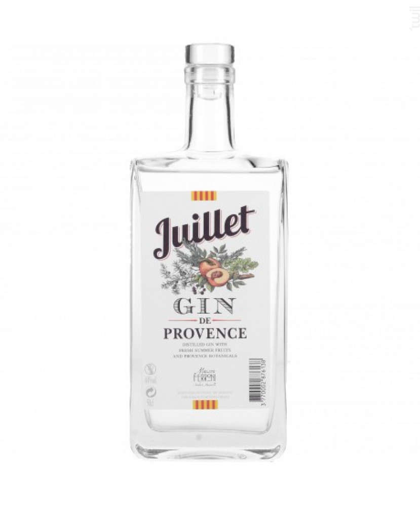 Juillet Gin de provence Maison Ferroni