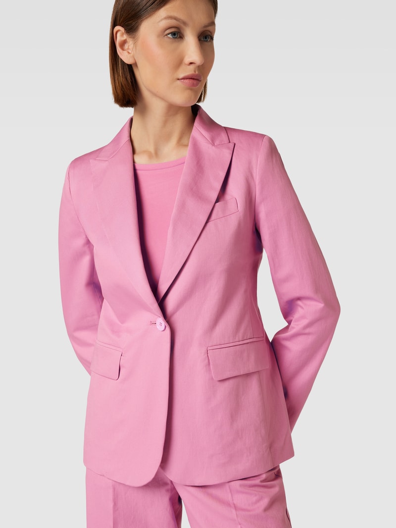 Blazer mit Brustleistentasche in flieder