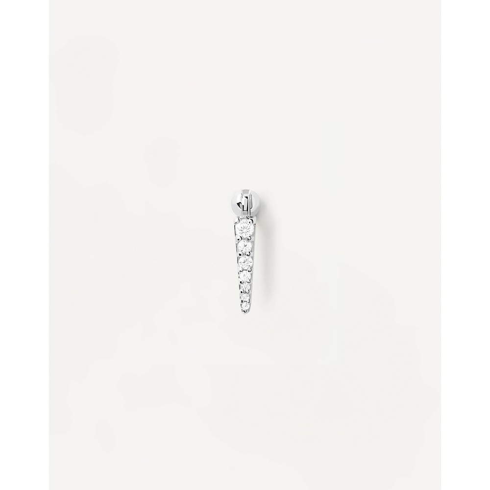 P D Paola Boucle d'oreille unique 925 Argent Boucles d'oreilles