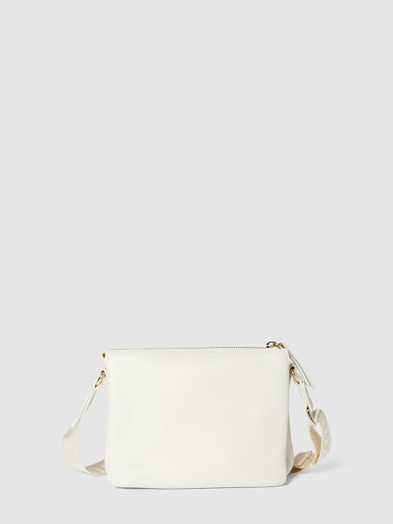 Crossbody Bag mit Label-Applikation in offwhite