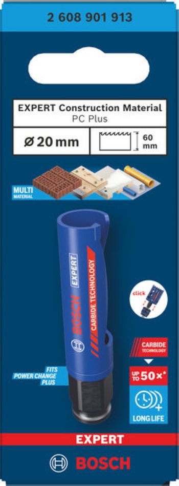 Příslušenství Bosch Blue 2608901913 EXPERT Power-Change děrovka 20 mm