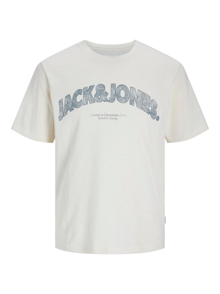 JACK & JONES PLUS T-shirt in Antique White günstig kaufen