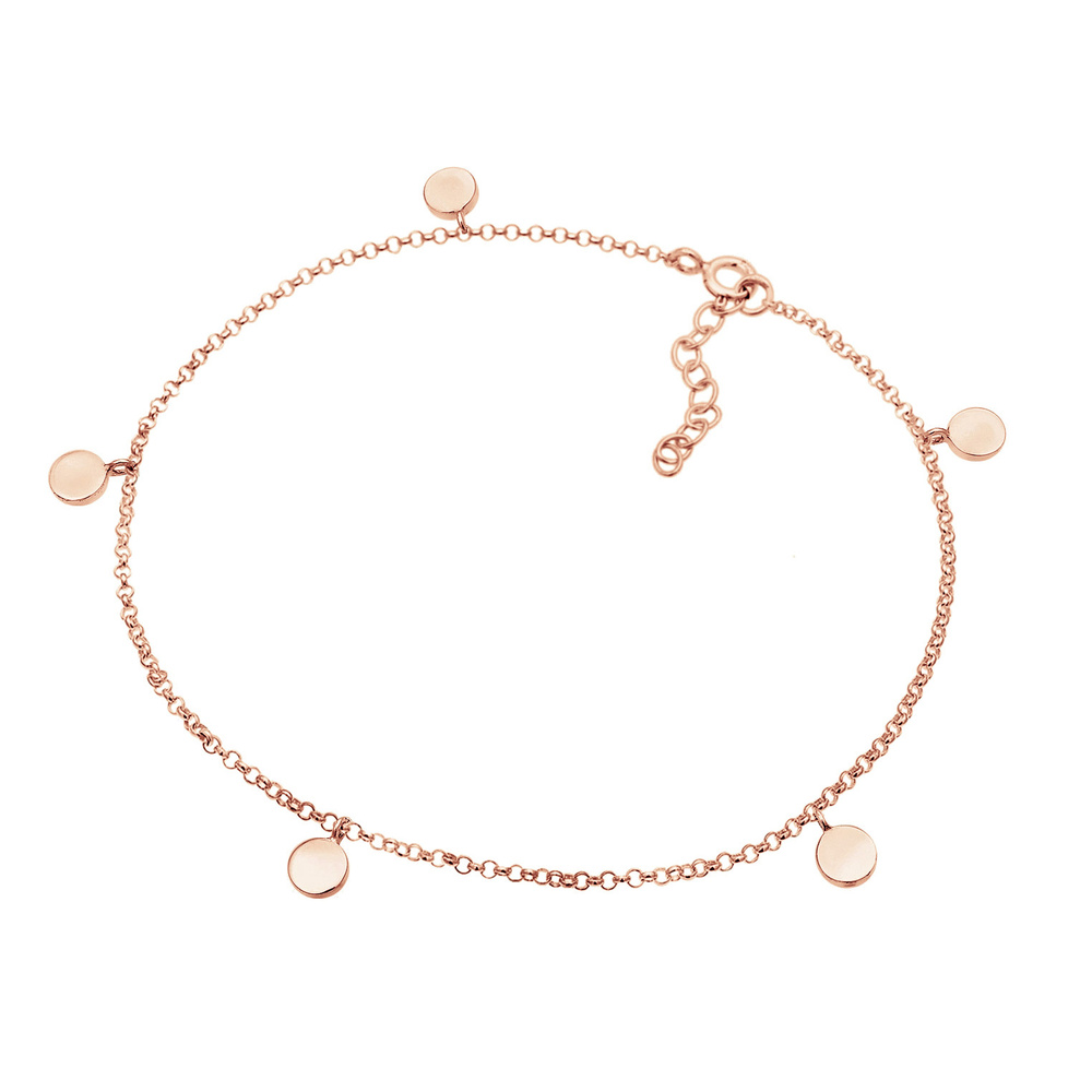 Elli Elli Bracelet de Cheville de Cheville Bijoux Pied Femme - (925/1000) Argent Bijoux