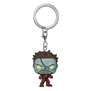 Marvel What If...? Pocket POP! Vinyl Schlüsselanhänger 4 cm Zombie Iron Man