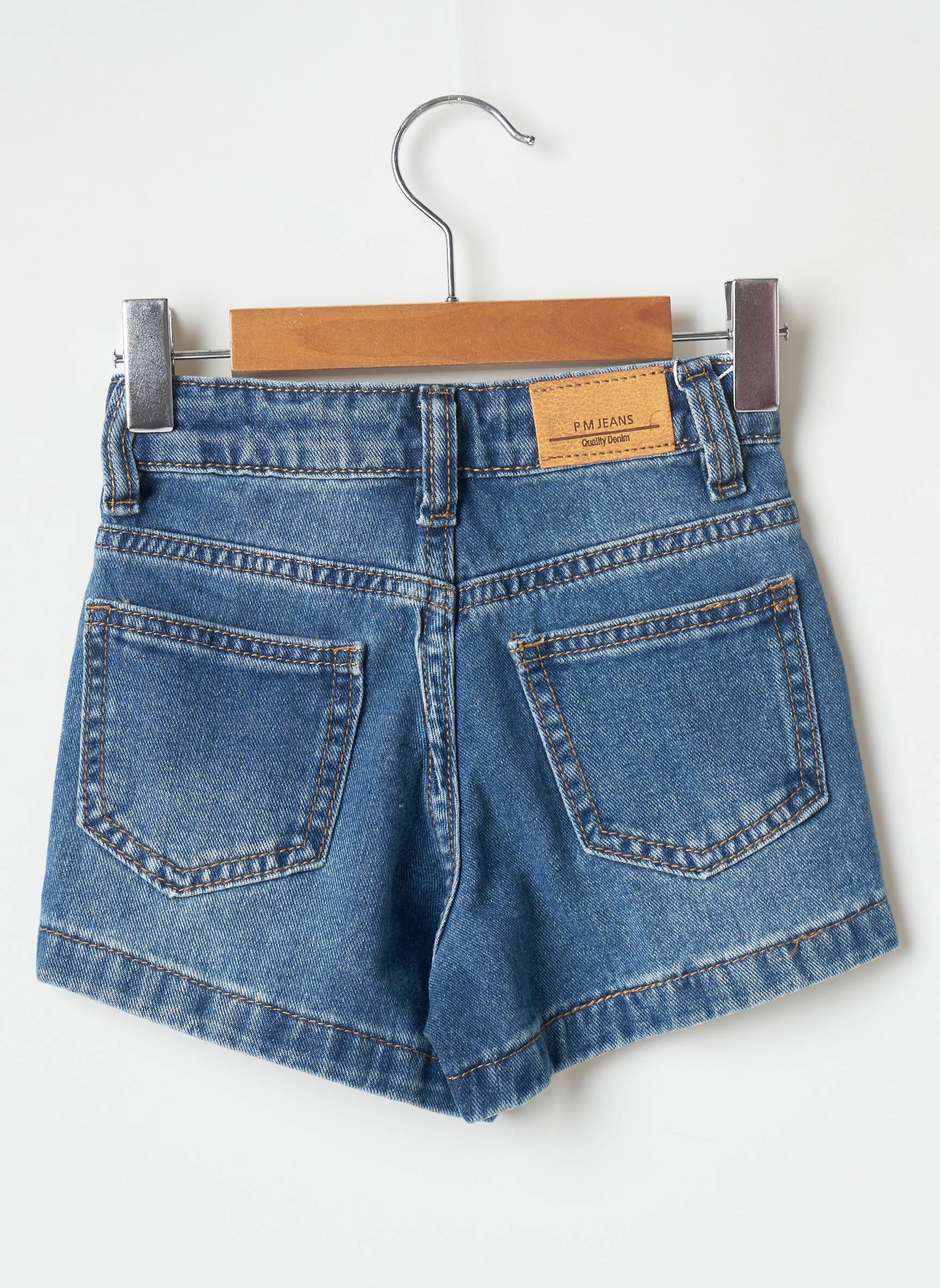 Pm Mere   Fille Shorts 1 Fille couleur bleu