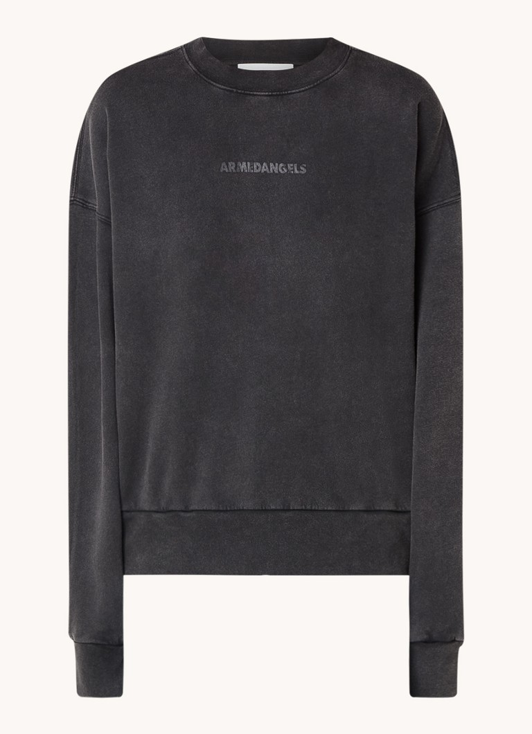 Maglione Alizaa in cotone biologico di ARMEDANGELS con logo