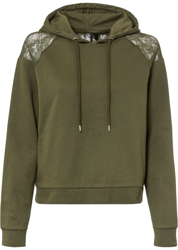 Sweatshirt mit Spitze