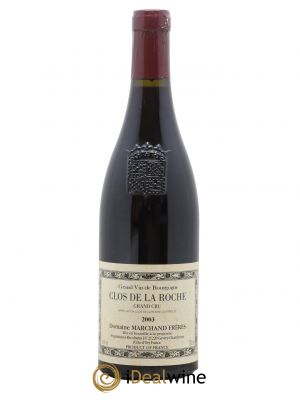 Clos de la Roche Grand Cru Marchand Frères  2003 - Lot de 1 Bouteille