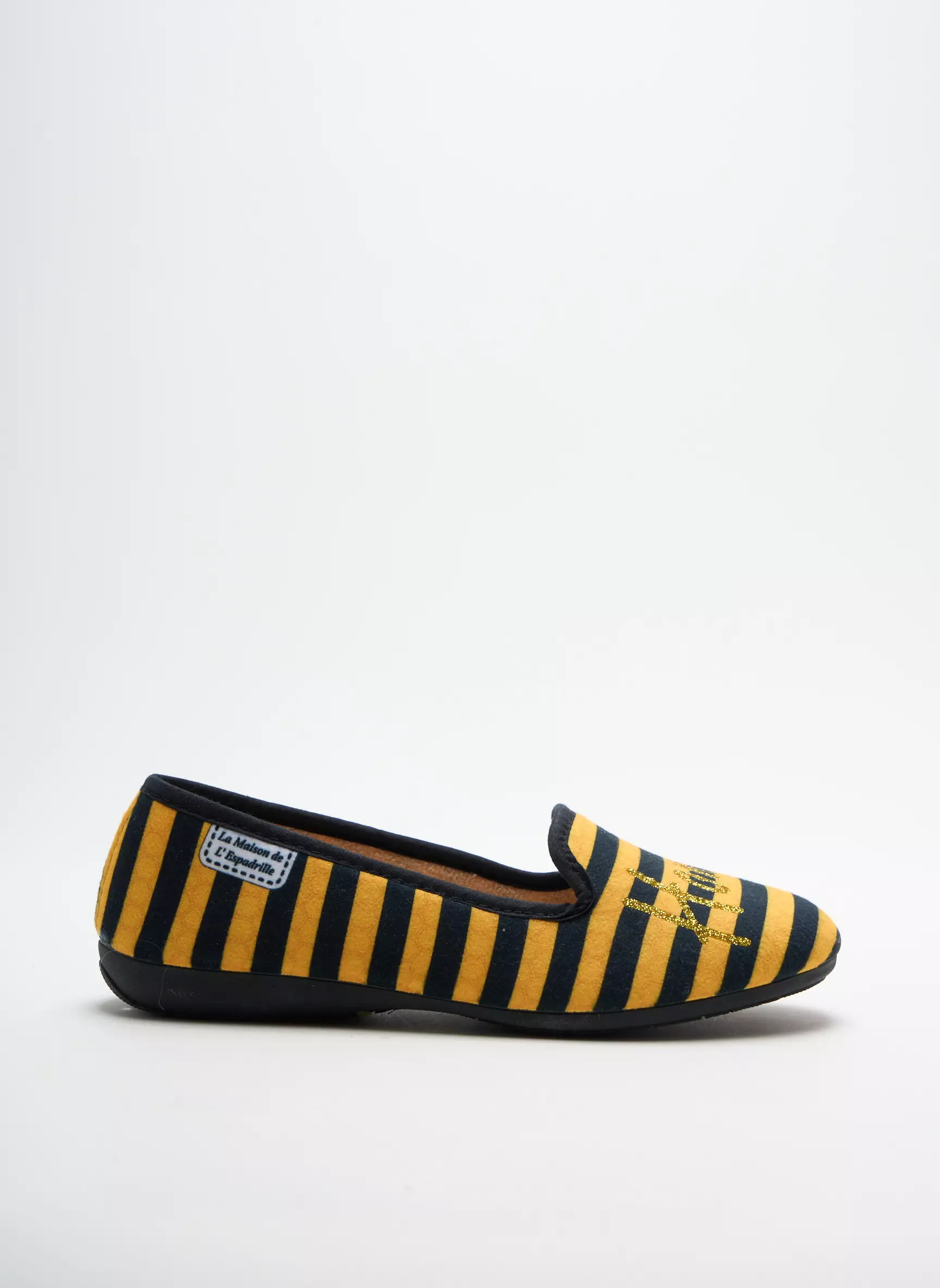 La Maison De L Espadrille Chaussons Femme couleur jaune