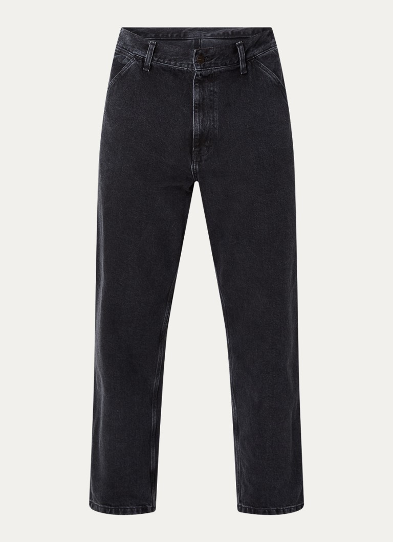 Blugi Carhartt WIP cu picior drept, spălați
