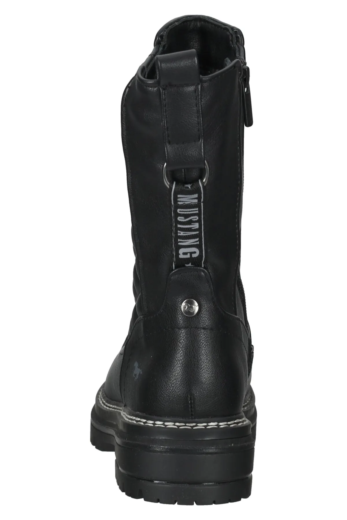 Mustang  Stiefelette - Schwarz - Blockabsatz