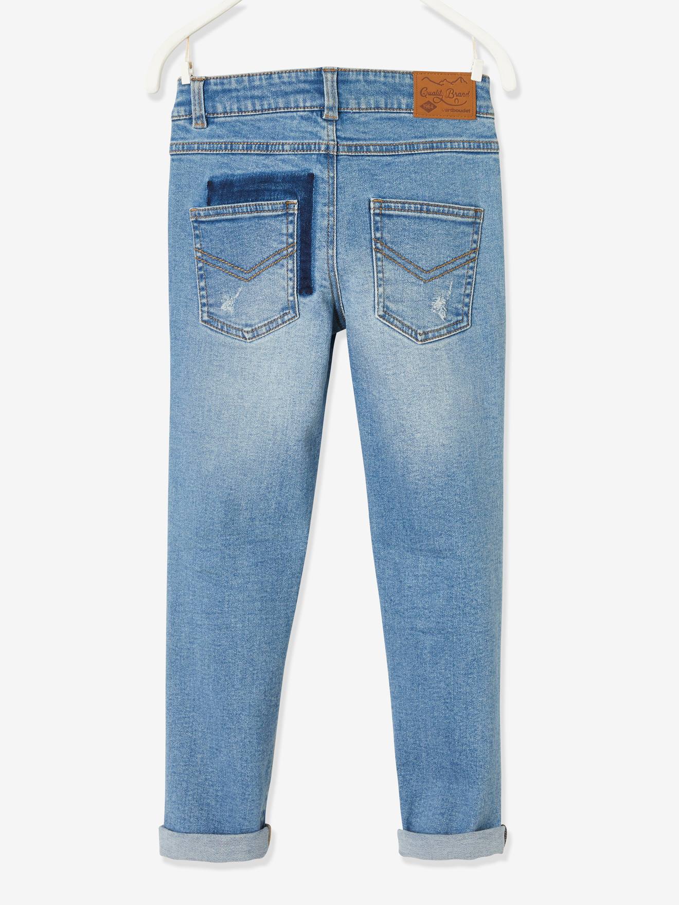 Vertbaudet Jungen Jeans, Loose-Fit - blue stone