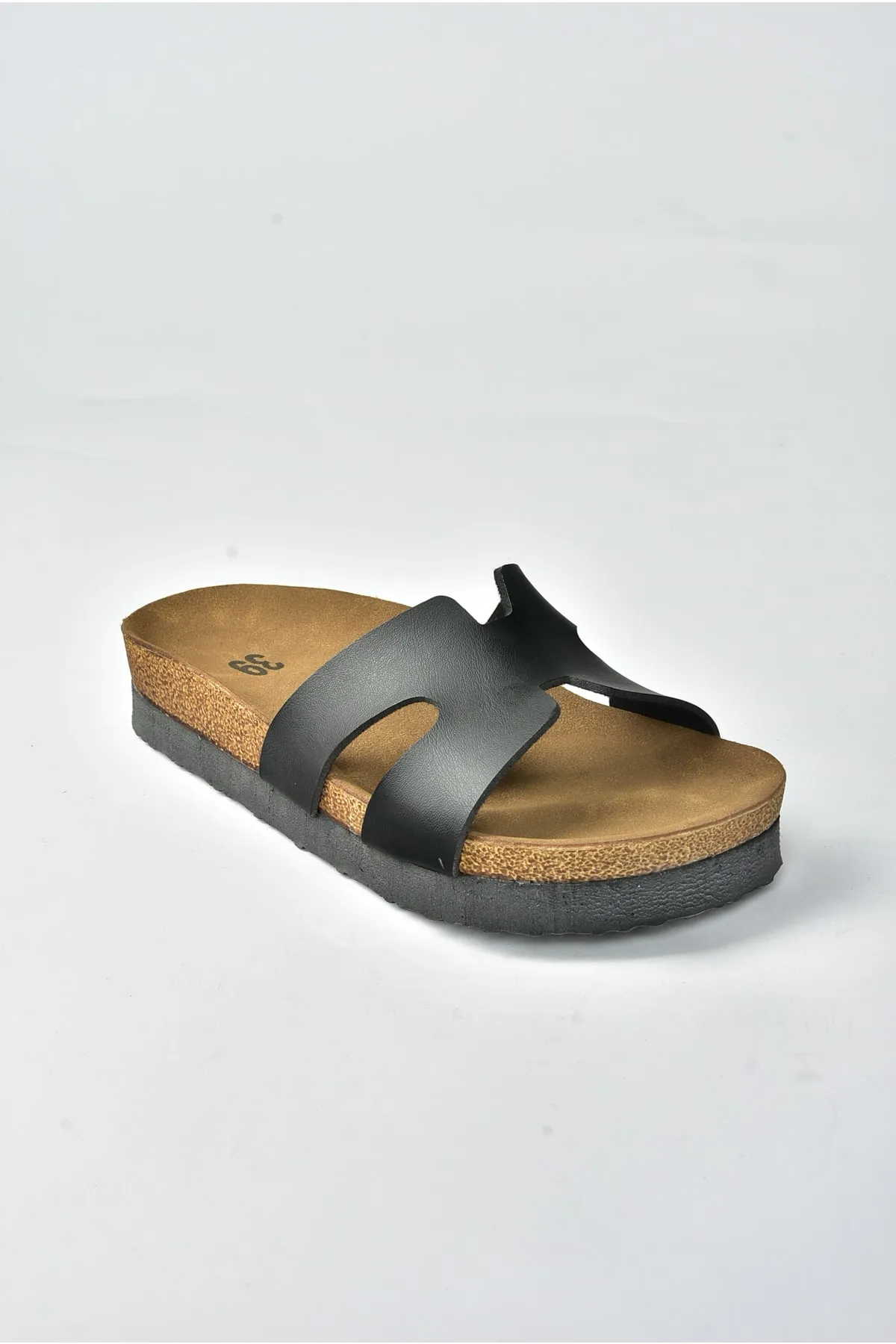 Fox Shoes  Schwarze Damenhausschuhe