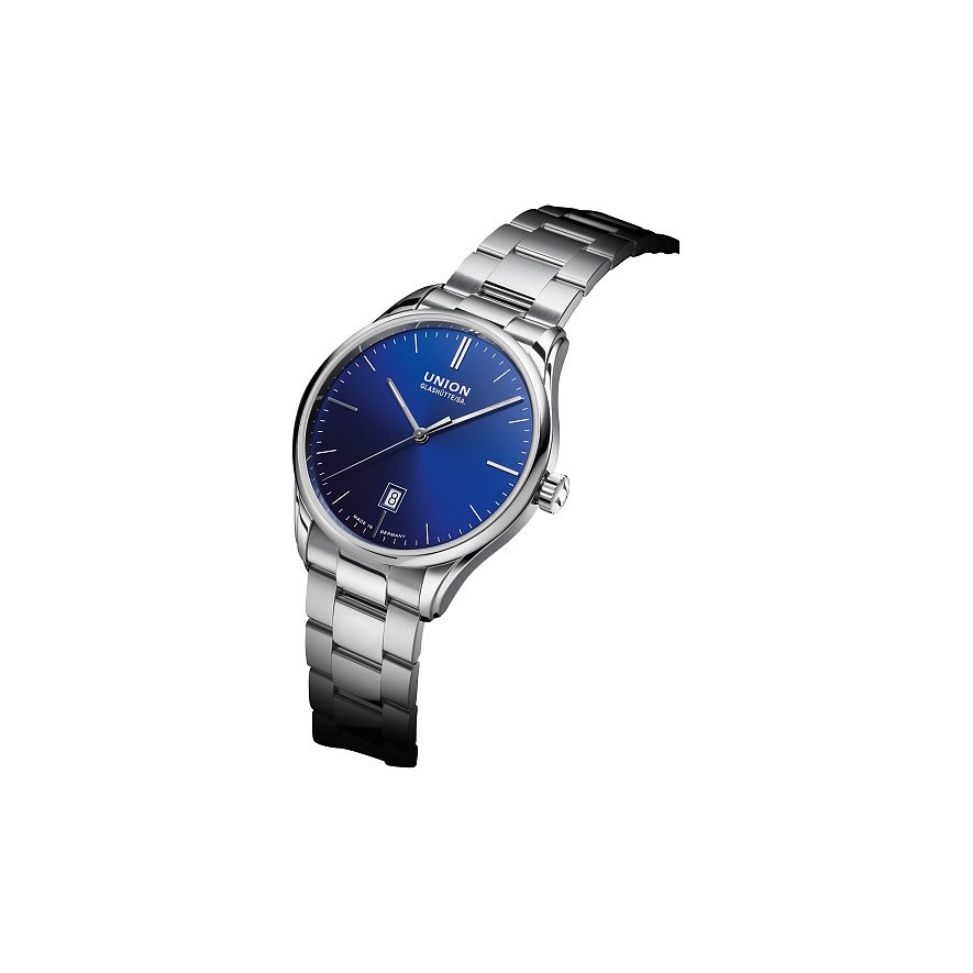 Union Glashütte Herrenuhr Viro Datum 41 mm
