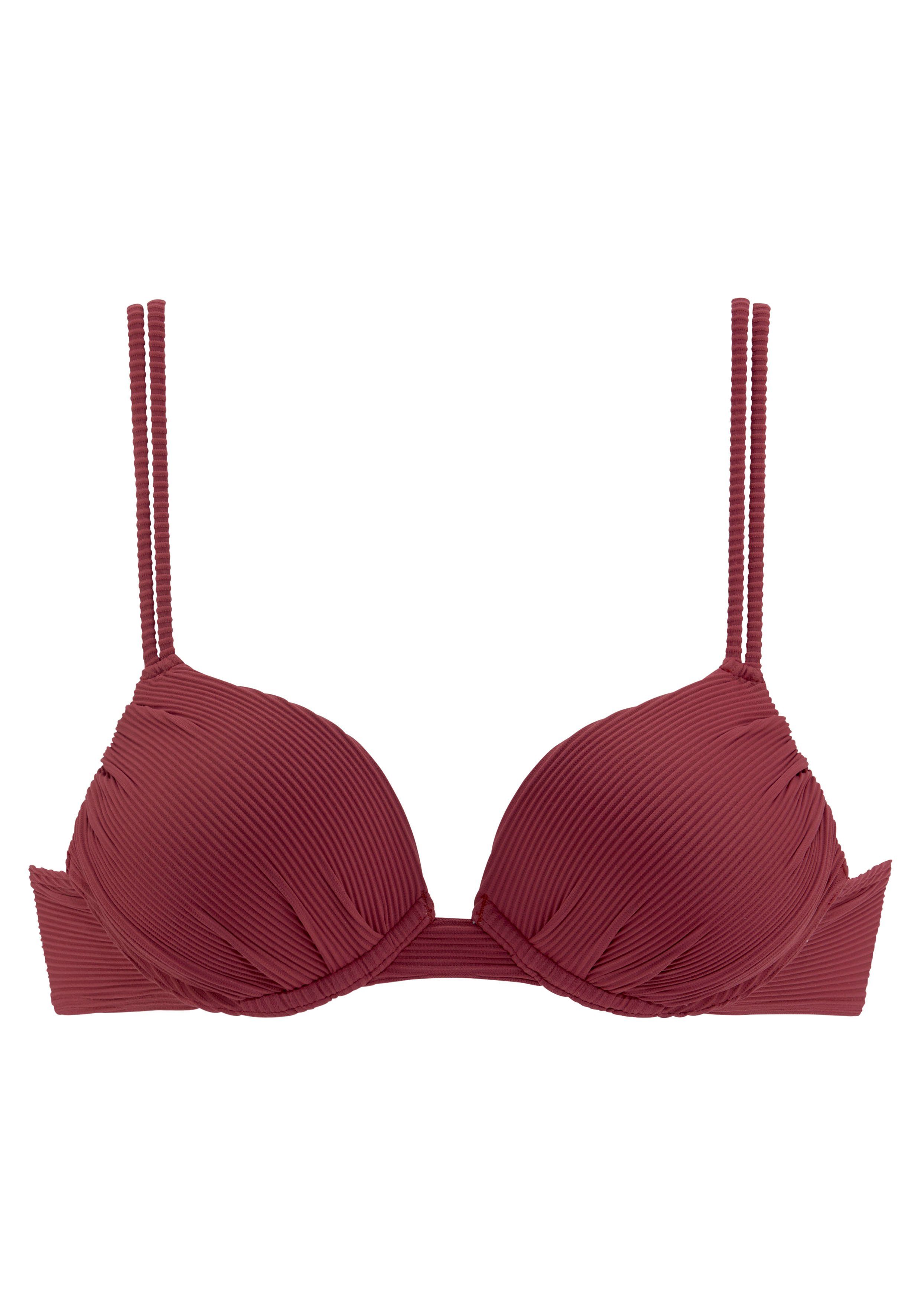 Sunseeker Push-Up-Bikini-Top Fancy, aus eleganter Strukturware