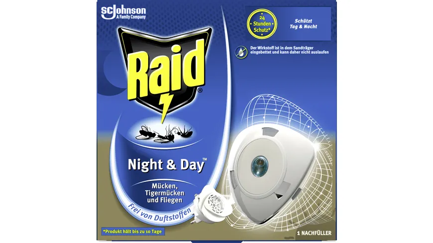 Raid Night & Day Mückenstecker Nachfüller