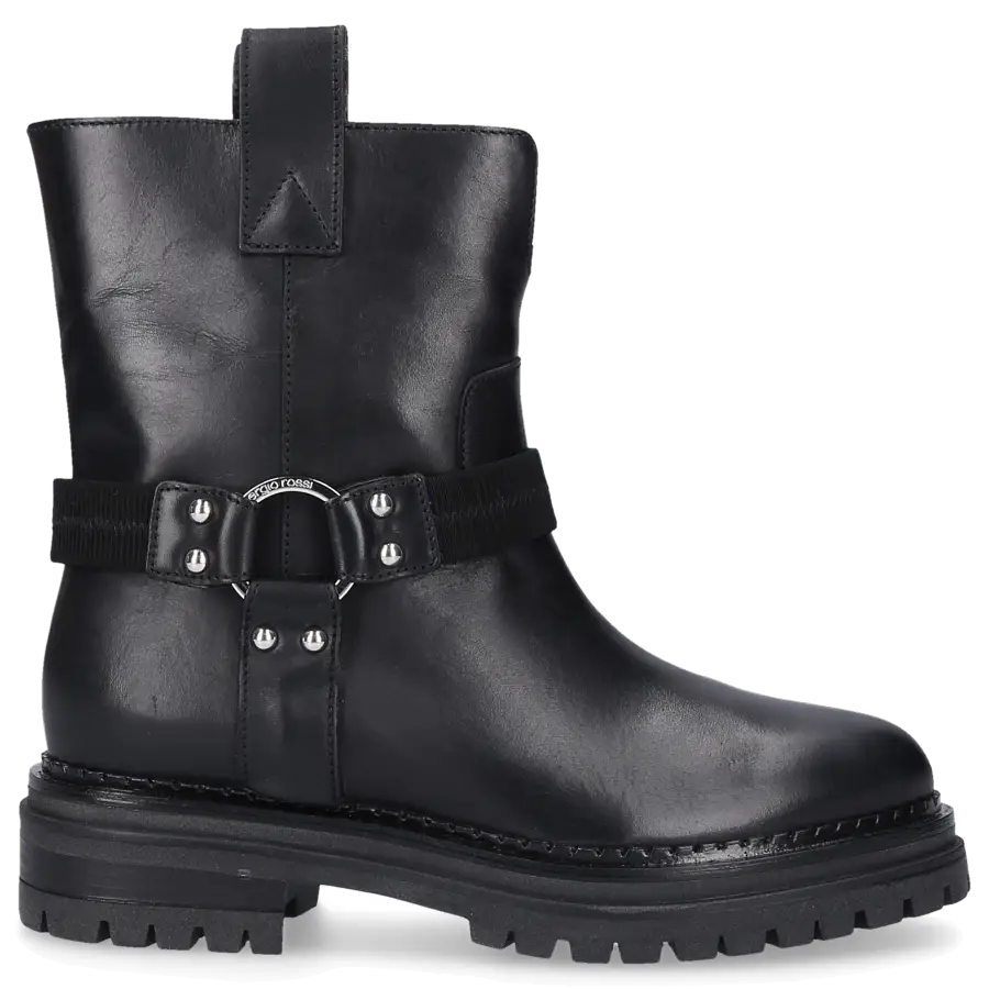 Sergio Rossi - Stiefeletten MOTOR 015 Kalbsleder - schwarz