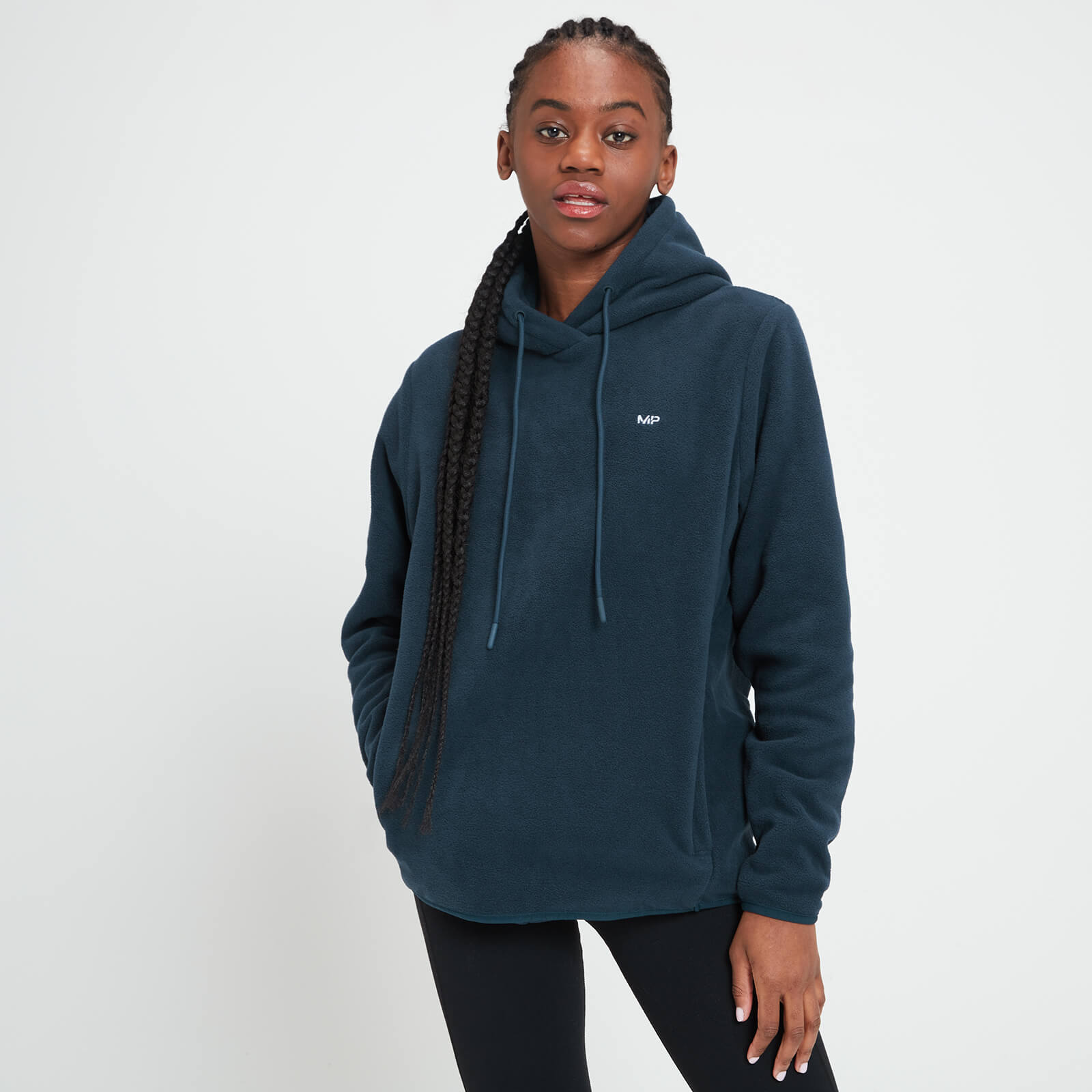 MP Women's Fleece Overhead Hoodie - Navy
