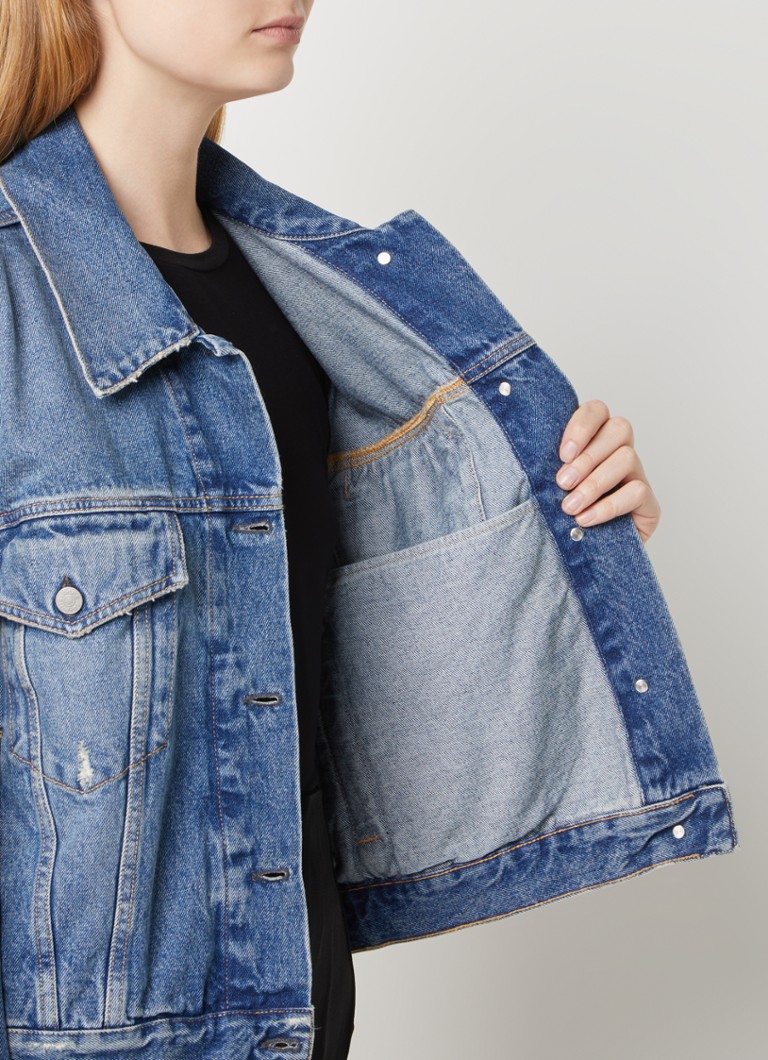 Giacca di jeans oversize Acne Studios, lavaggio medio