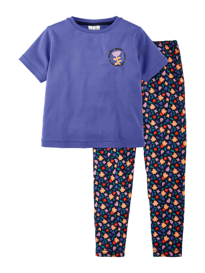 Hessnatur Pyjama Regular in irisblau günstig kaufen