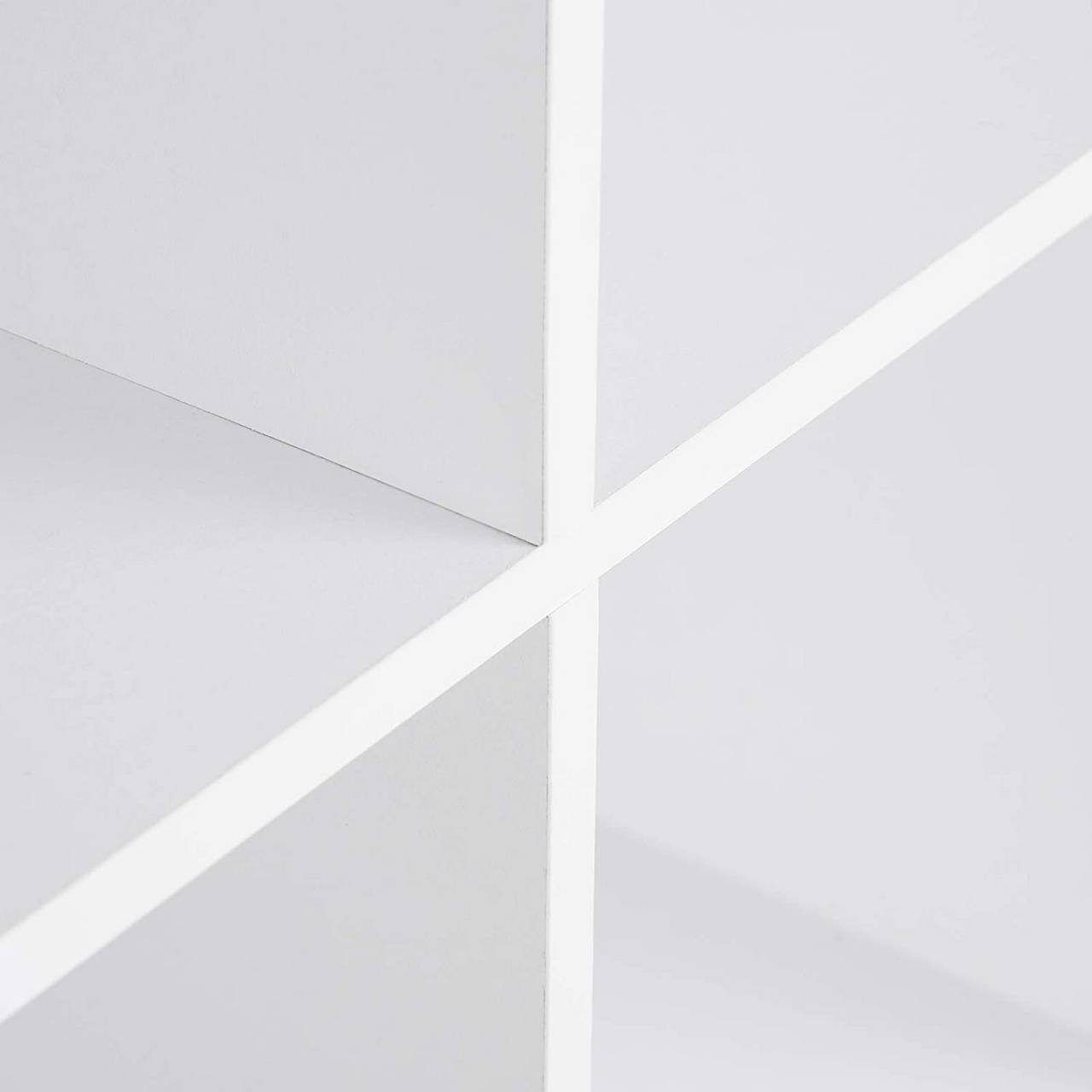 Woltu Bücherregal, 1-tlg., Büroregal Aktenschrank, MDF, 8 Fächer