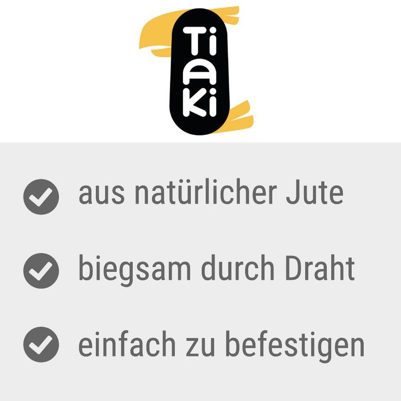 TIAKI Jute Sitzstange natur zu TOP-Preisen