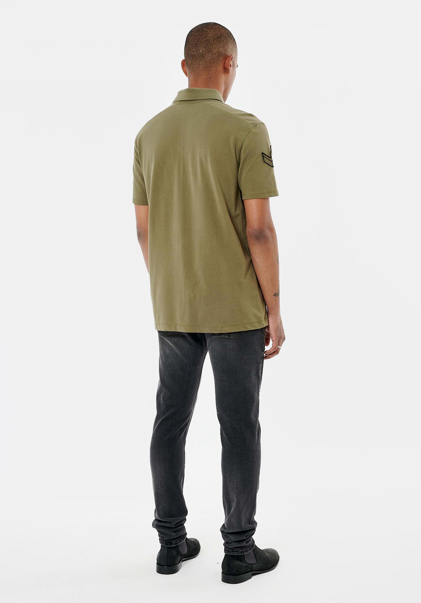 RYKER  Polo kaki homme 100% coton