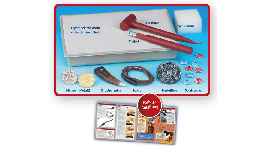 KOSMOS - Ritter-Schatz - Ausgrabungs-Set Experimentierkasten