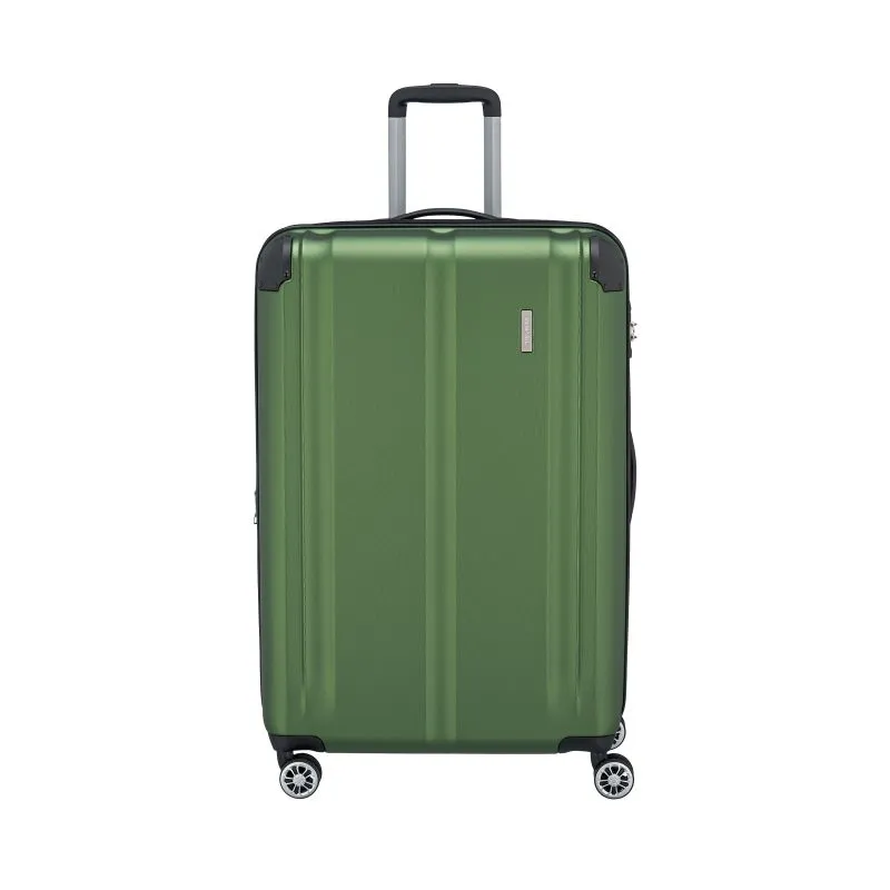 Travelite City Trolley mit 4 Rollen L 77cm EXP 113 Liter - Grün