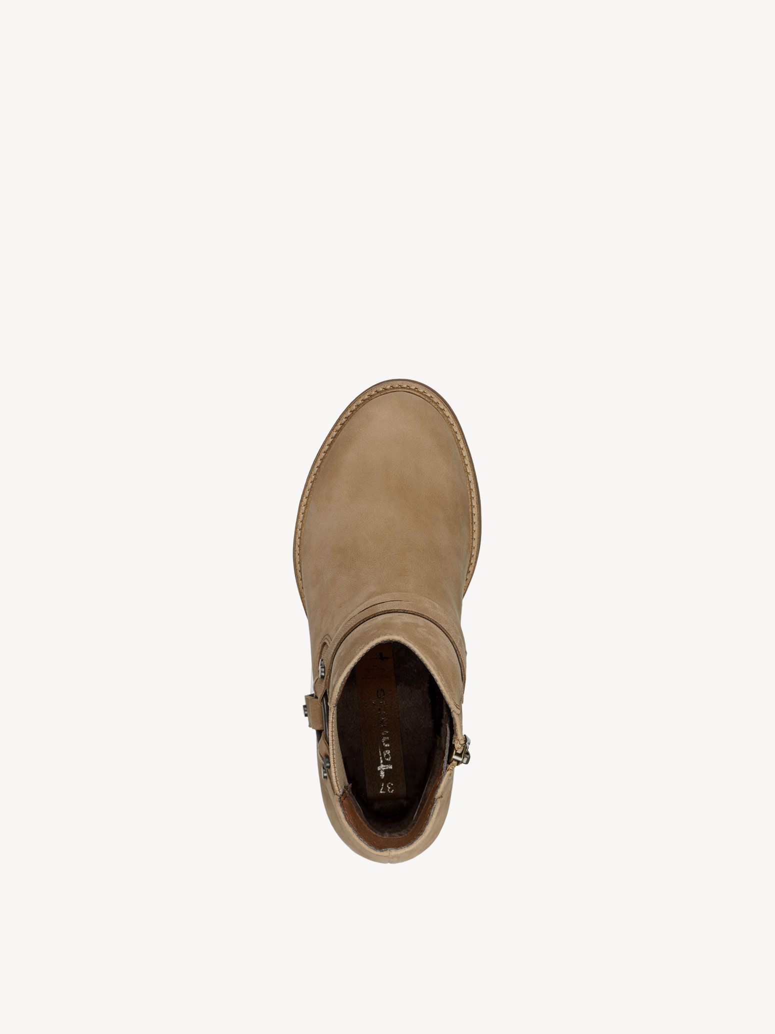Bottine Chelsea en cuir - marron