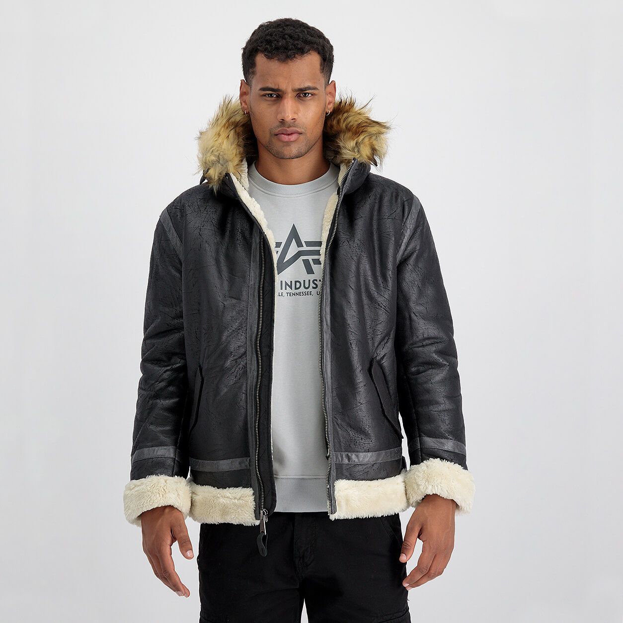 B3 FL Hooded Fliegerjacke