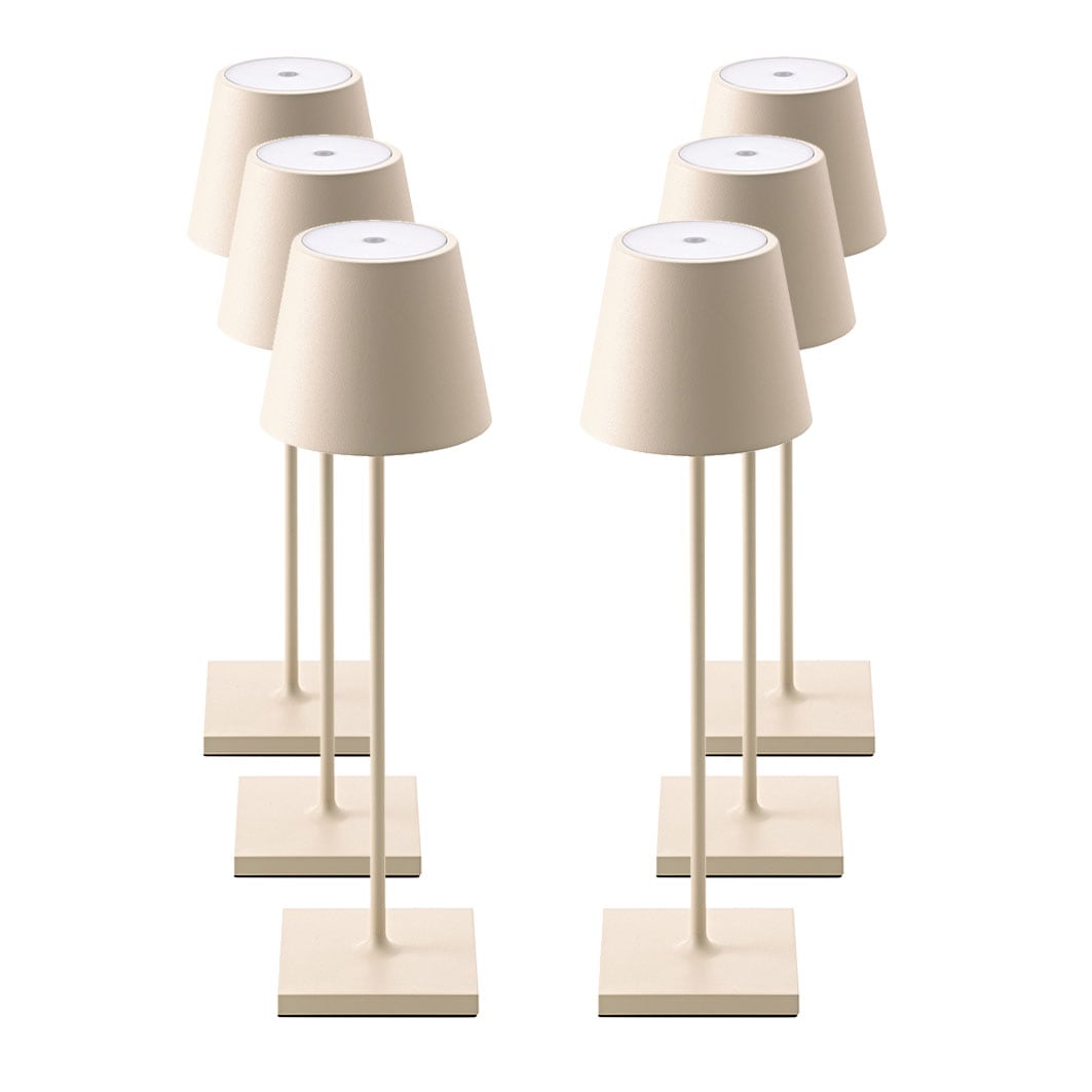 Gastropack 6x Tischleuchte NUINDIE rund