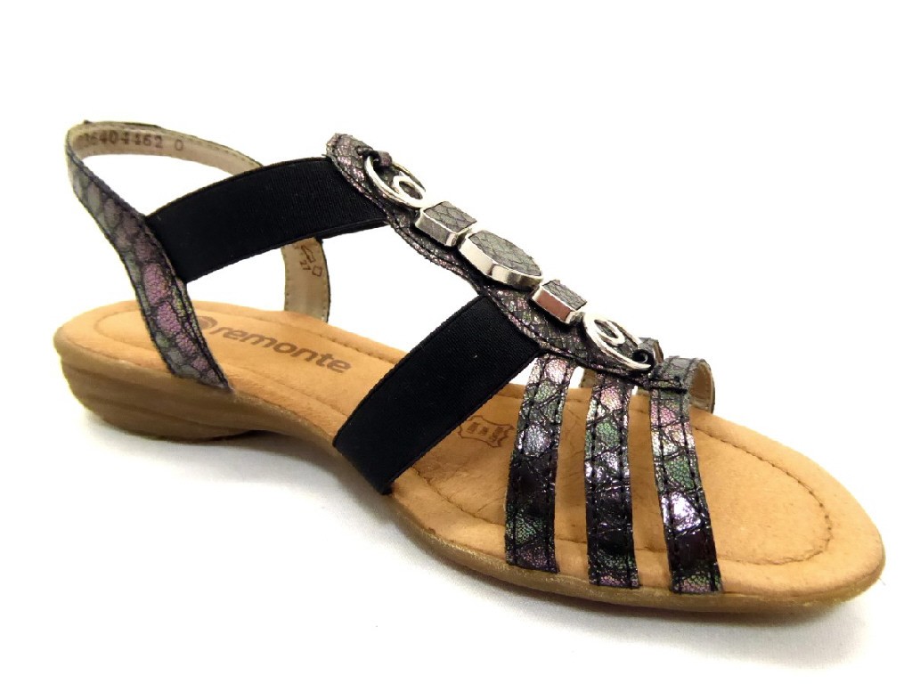 REMONTE Klassische Sandalen schwarz